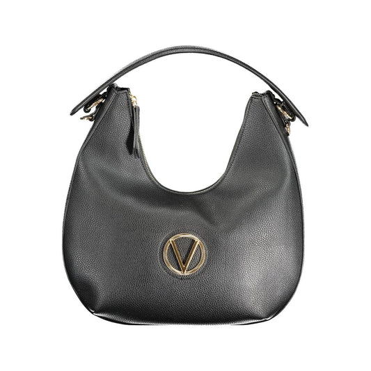 Mario Valentino Black Polyurethane Women Shoulder Bag