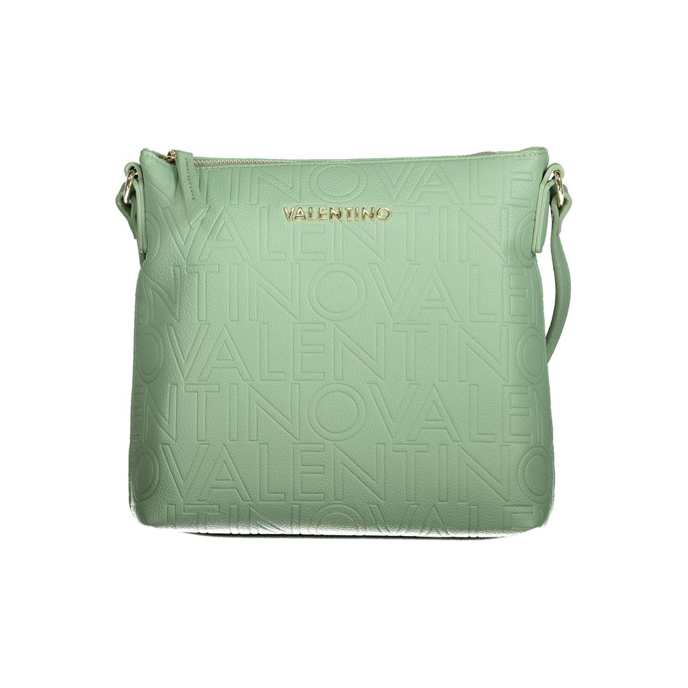 Front view with bag zipped and handles upright.
