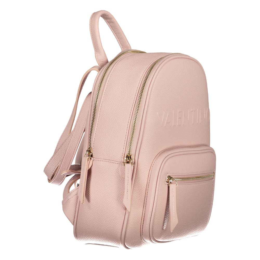 Front view with bag zipped and handles upright.