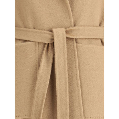 Max Mara Beige Cashmere Coat Max Mara