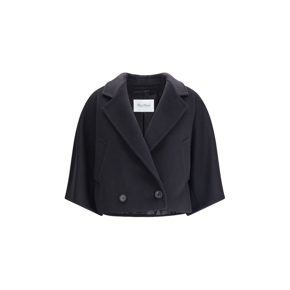 Max Mara Black Wool Coat Max Mara