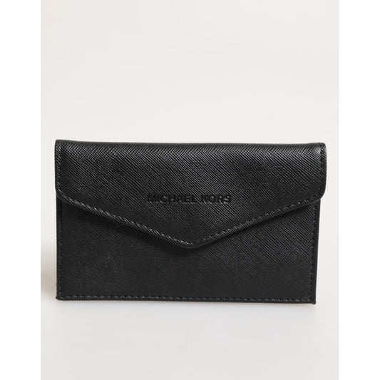 Michael Kors Black Saffiano Leather Envelope Holder Men's Accessory Wallet SMY11209