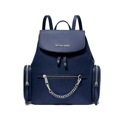 Michael Kors Blue Fur Backpack