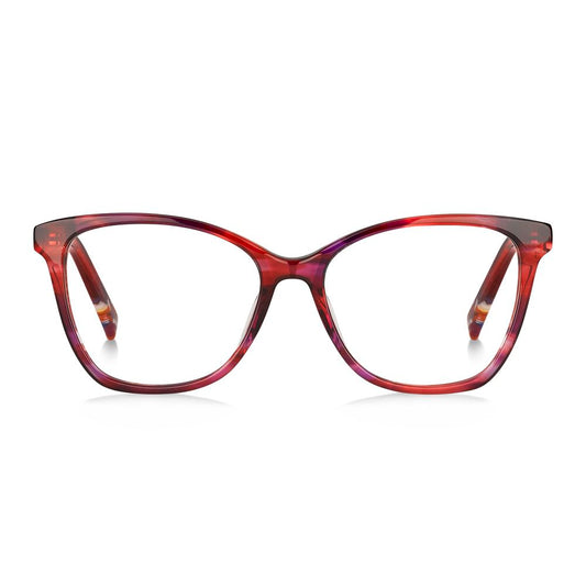 Missoni Bicolor Acetate Frames in Pink and Red, model MIS-0013-S2Y, featuring 53mm lens size and elegant design.