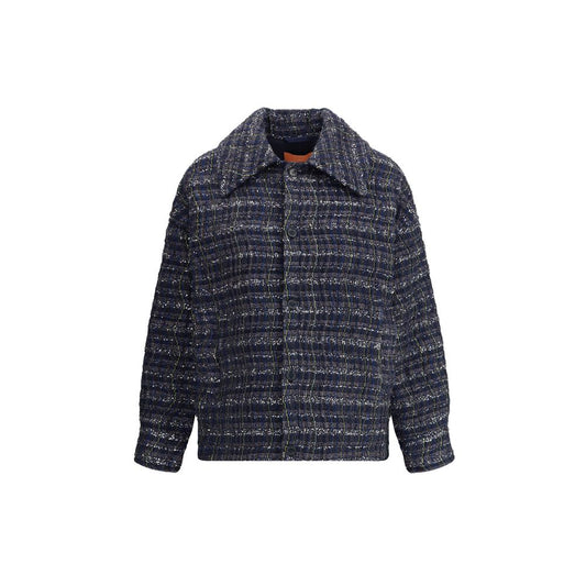 Missoni Giacca wave pattern jacket with check wave design and lamé highlights in a viscose blend, showcasing elegance and sophistication.