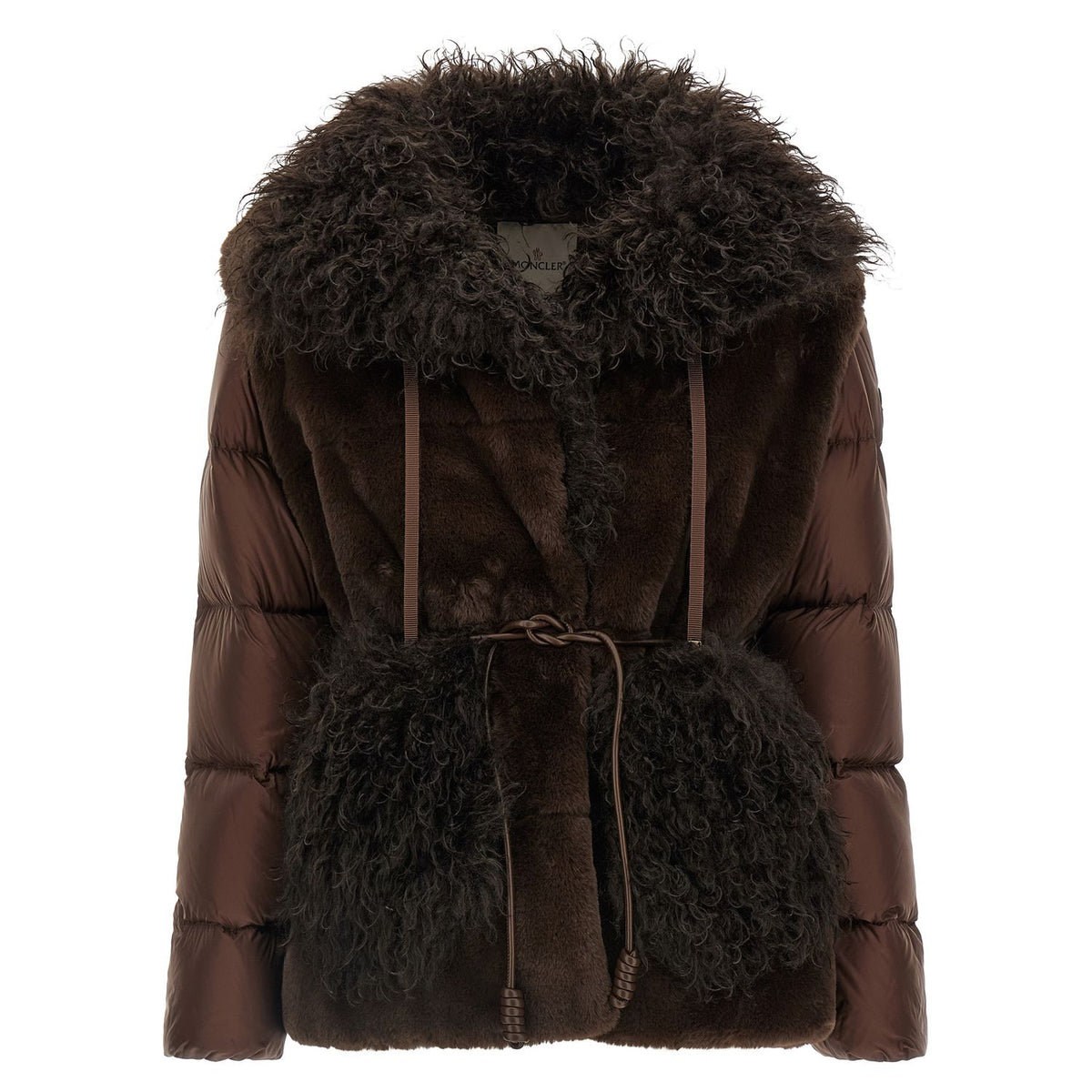 Moncler Brown Polyester Shell Jacket