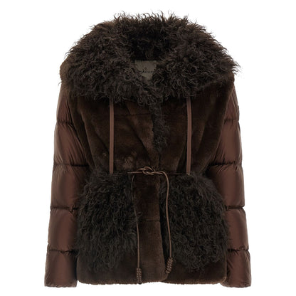 Moncler Brown Polyester Shell Jacket
