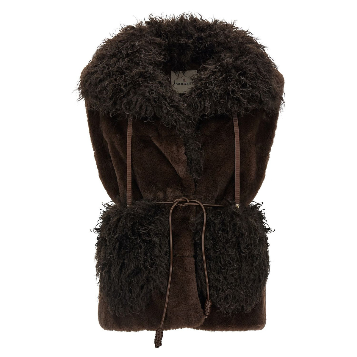 Moncler Brown Polyester Shell Jacket