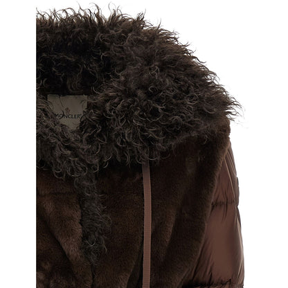 Moncler Brown Polyester Shell Jacket