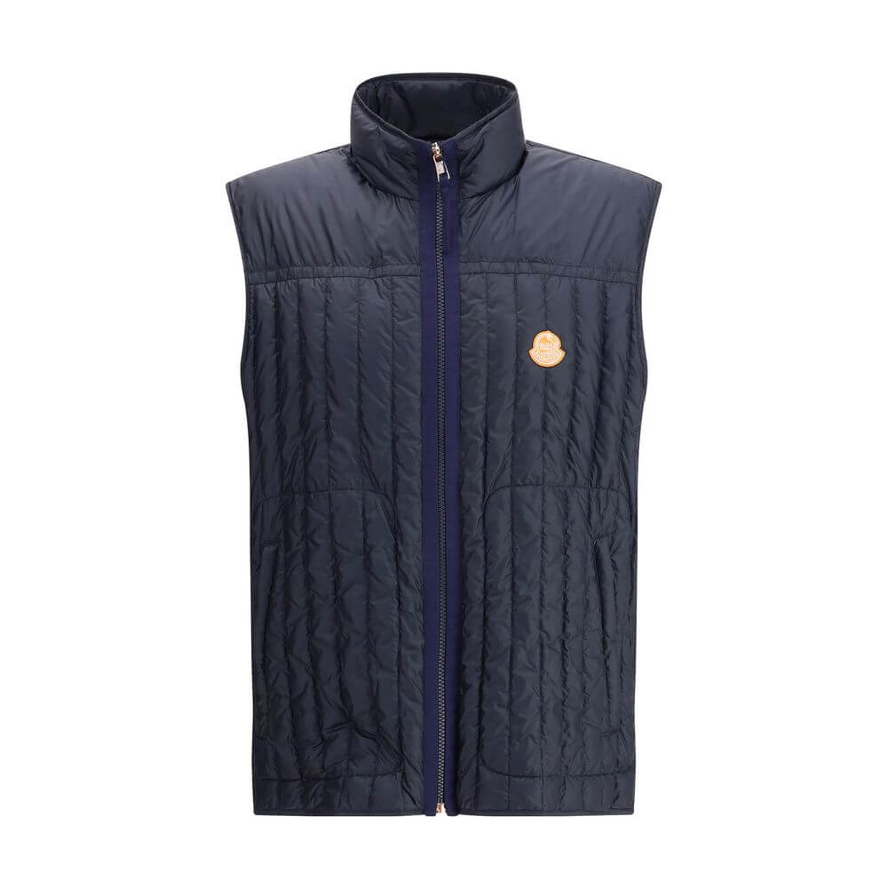 Moncler x Donald Glover Blue Polyamide Sleveless Jacket