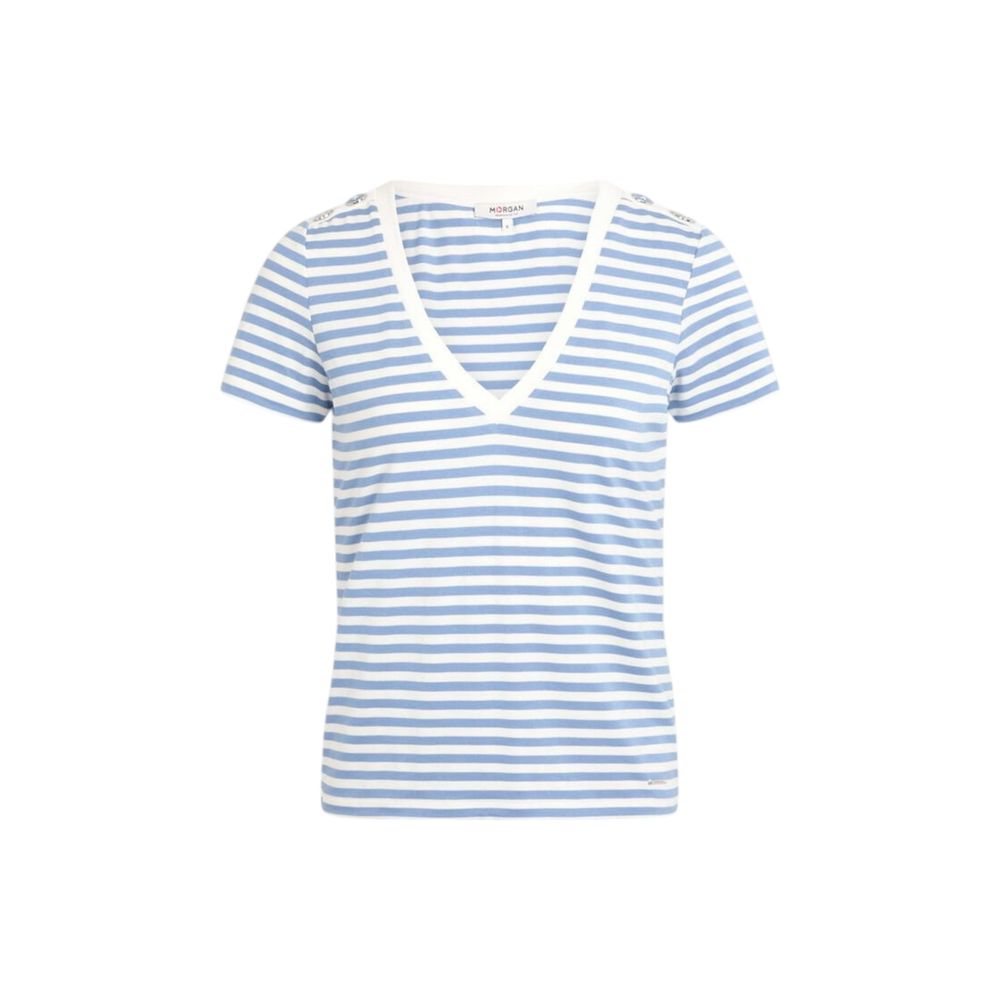 Morgan De Toi White Viscose T-Shirt