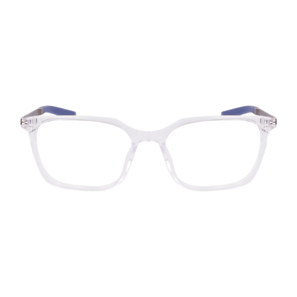 NIKE MOD. NIKE 7227 glasses for gents featuring a clear frame with blue accents, designed for style and comfort.
