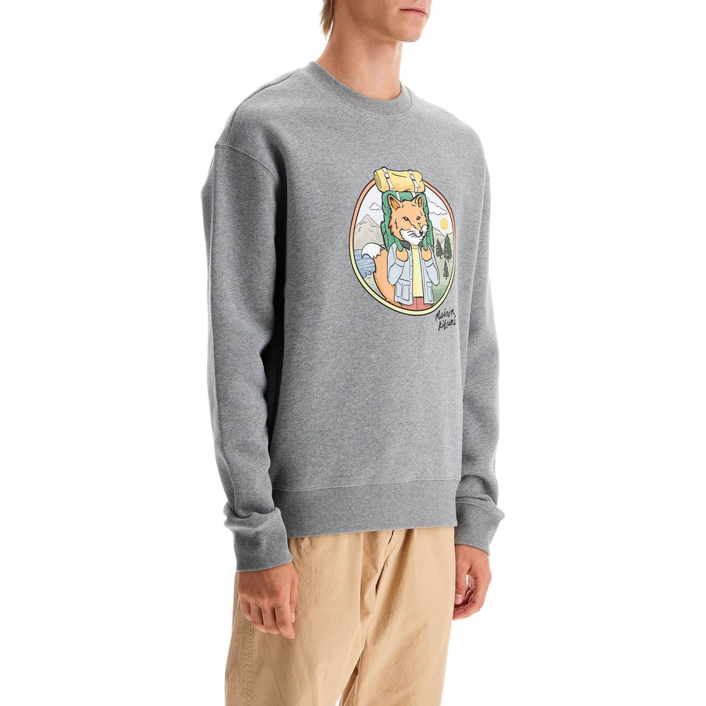 Maison Kitsune "rambling fox print sweat Topwear Maison Kitsune