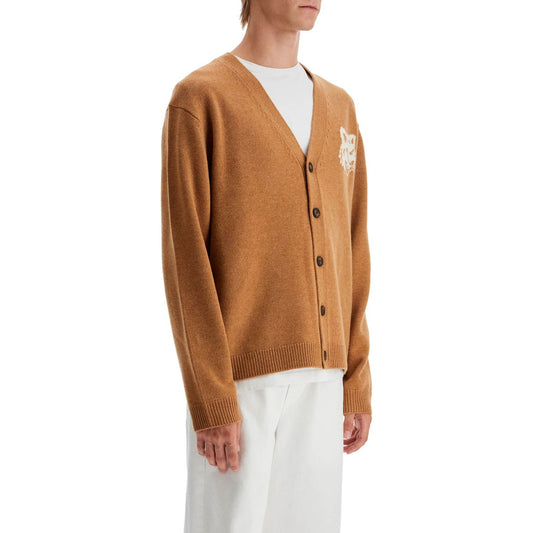 Maison Kitsune "fox head wool cardigan with Knitwear Maison Kitsune