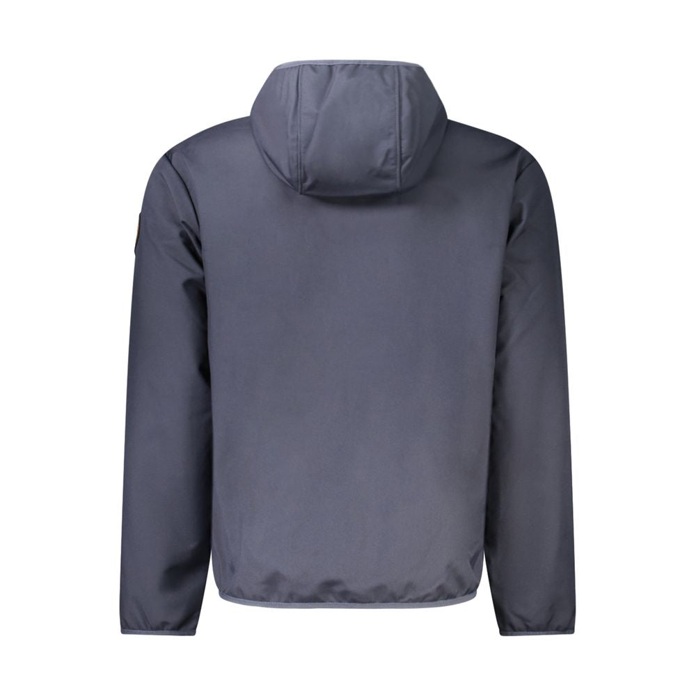 Napapijri Blu Polyester Men's Jacket 1728,67403481248,Blue,Clothing,Jackets & Coats - Clothing,Men,Napapijri,New with tags,S,Shell Jackets - Jackets & Coats - Clothing,XL,XXL