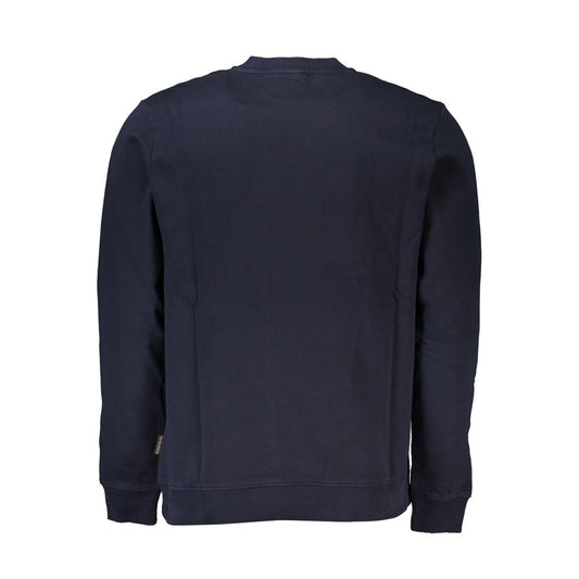 Napapijri Blue Organic Cotton Men Sweater NA-37377-S