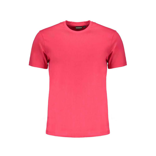 Napapijri Pink Cotton T-Shirt