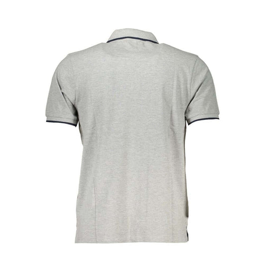North Sails Brown Cotton Men Polo Shirt