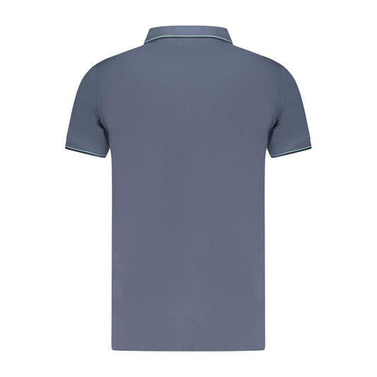 Norway 1963 Blue Cotton Polo Shirt NO-35871-L
