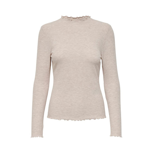 Only Beige Polyester Turtleneck 1728,71956299936,Beige,Clothing,IT38|XS,New with tags,Only,Sweaters - Clothing,Turtlenecks - Sweaters - Clothing,Women,XL