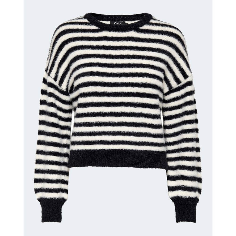 Only Black And White Marabou Sportswear