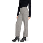 Only Black Polyester Pant for fall/winter collection, women's fashion, made of 64% polyester, 34% viscose, 2% elastane