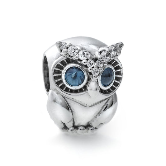 PANDORA Mod. SPARKLING OWL CHARM Charms,JEWELRY,Lady