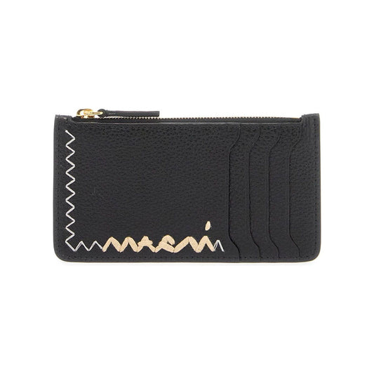 Marni embroidered card holder Small Leather Goods Marni