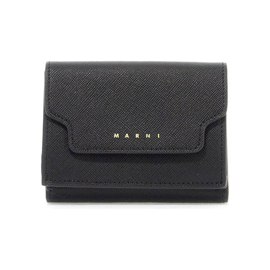 Marni saffiano leather tri-fold wallet Wallets Marni