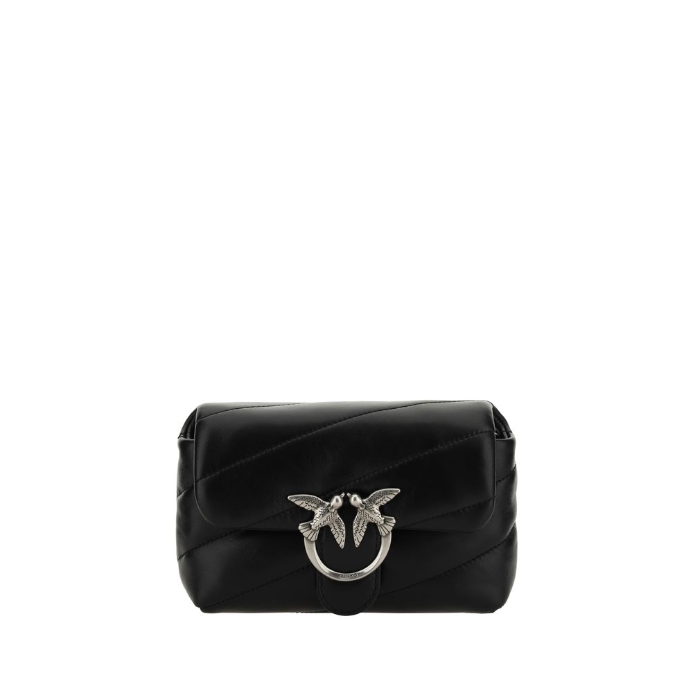 Front view with bag zipped and handles upright.