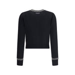PINKO Rhinestone Cardigan