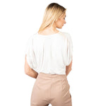 PINKO White Viscose Women Top