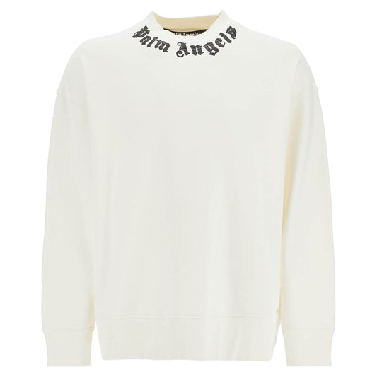 Palm Angels crewneck sweatshirt with logo Topwear Palm Angels