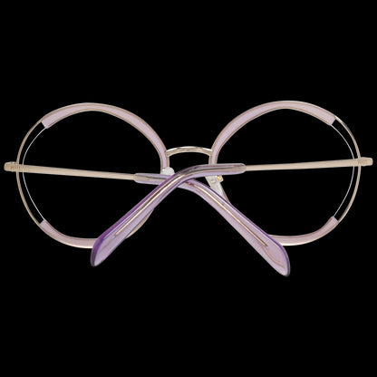 PUCCI MOD. EP5089 54083 Lady's eyeglasses in pink and purple with unique circular frames for stylish fashionwear.
