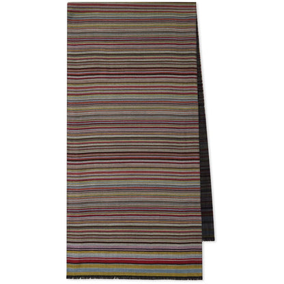 Paul Smith Signature Stripe wool and silk scarf