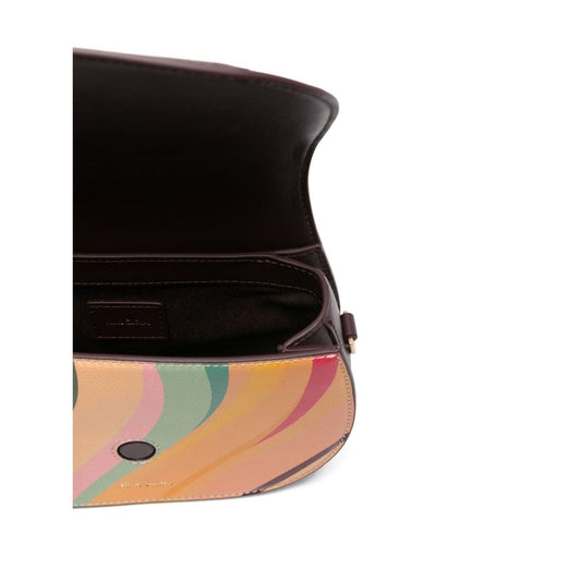 Paul Smith Swirl Leather Saddle Bag Shoulder