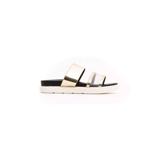 Péché Originel Gold Polyethylene Women Sandal