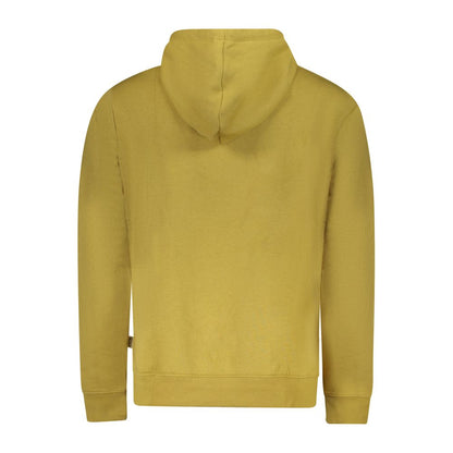 Pepe Jeans Yellow Cotton Men Sweater featuring a vibrant color and comfortable design, perfect for a stylish urban look.