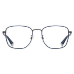 Polaroid Bicolor Metal Frames - PLDD390GV81 glasses features metal frame in dark blue black, size 55/19/150 mm, for men.