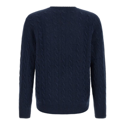 Polo Ralph Lauren Blue Wool Cardigan
