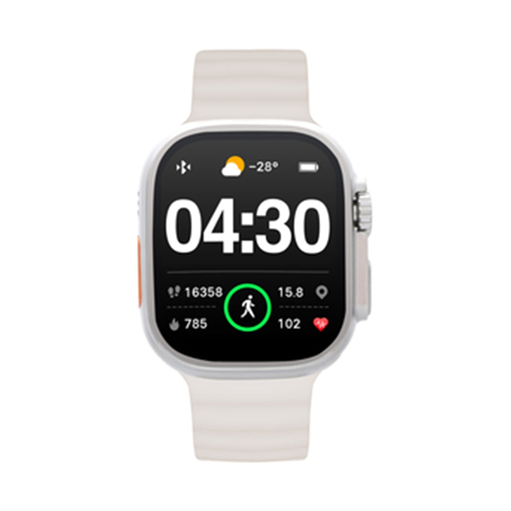 RADIANT SMARTWATCH WATCHES Mod. RAS10907 displaying time and fitness tracking features on digital screen.