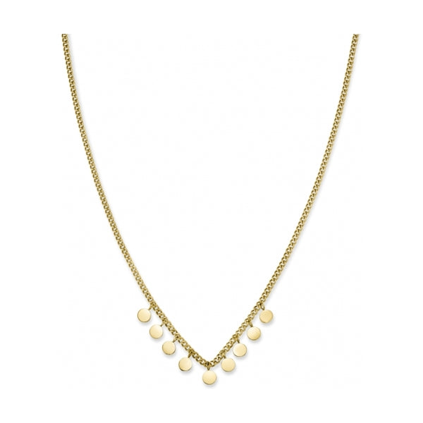 Elegant gold necklace from ROSEFIELD JEWELS JEWELRY Mod. JTNMG-J444 with delicate charm accents.