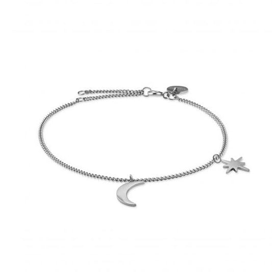 ROSEFIELD JEWELS JEWELRY Mod. MSBS-J233 featuring a silver bracelet with moon and star charms