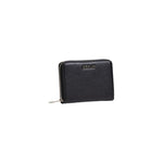 Alt Tag: Replay Black Polyester Wallet for Women Fall/Winter Collection, 100% Polyester, sleek black design with zipper.