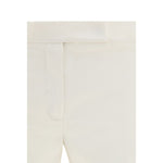 SA SU PHI Angela Pants in wool, monochrome, front closure, side slit pockets, palazzo style, AW23, Italy made