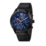 SECTOR Mod. 670 gent's multifunction wristwatch with 45mm silver case and quartz movement, featuring a sleek design.