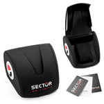 SECTOR Mod. 670 wristwatch packaging, black case with logo, includes manual and warranty cards, designed for the 45mm silver gent's watch.