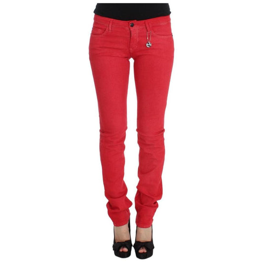 Costume National Red  Jeans & Pant red-jeans-pant
