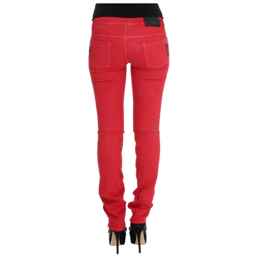 Costume National Red  Jeans & Pant red-jeans-pant
