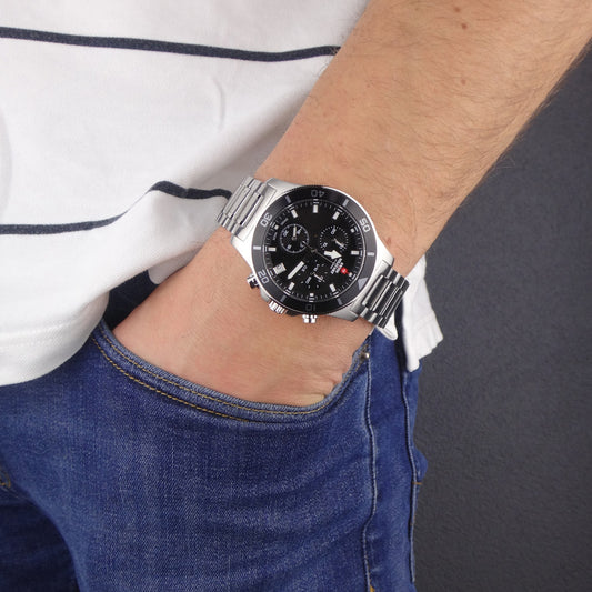 SWISS MILITARY By CHRONO WATCHES Mod. SM34067.10-1